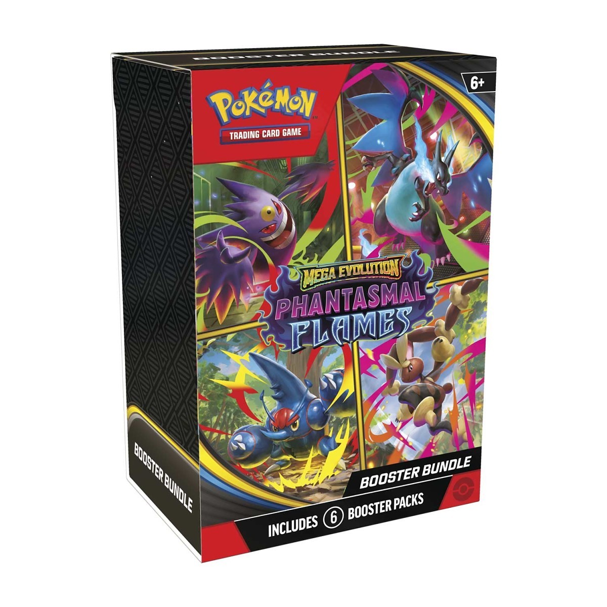 Pokémon TCG – Scarlet & Violet Phantasmal Flames Booster Bundle (6 Packs, English)